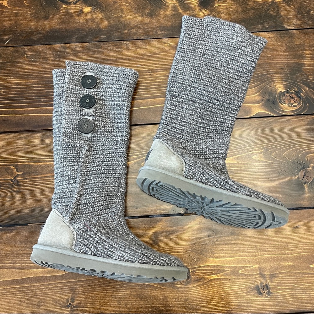 Ugg Cardy Boots, Gray, Size 7